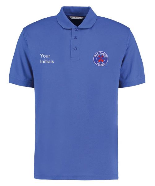 Malt Shovel Kustom Kit Klassic Polo With Superwash 60°C (Classic Fit) Royal With Printed Initials